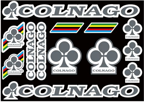 Colnago Stickers Cycling Logo Bicycle Bike Frame Decals Adhesive ...