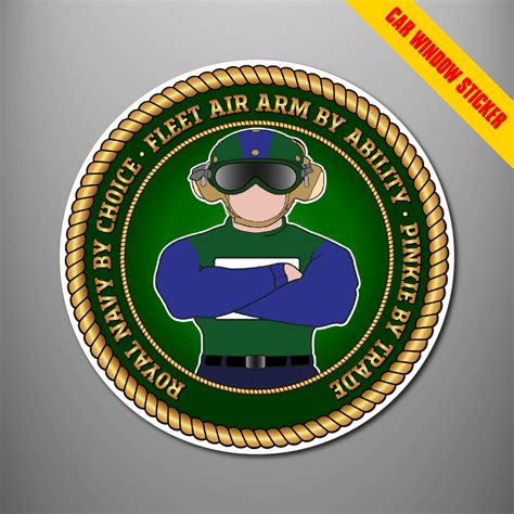 Fleet Air Arm 'Pinkie' Car Window Sticker – The Rats Locker