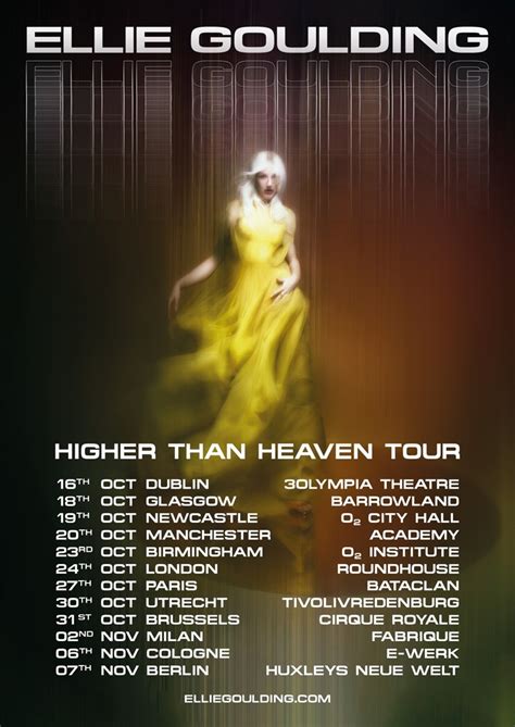 Ellie Goulding Announces ‘Higher Than Heaven’ EU Tour - MNPR Magazine