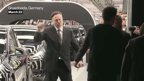 Watch: Elon Musk Dances Again at Tesla Factory Opening - YouTube