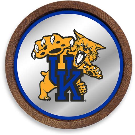 The Fan-Brand University of Kentucky Mascot Faux Barrel Top Mirrored ...