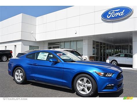 2017 Lightning Blue Ford Mustang V6 Coupe #114354971 | GTCarLot.com ...