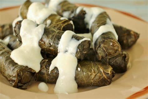 Dolma (Stuffed Grape Leaves with Meat and Rice) - Mission Food Adventure