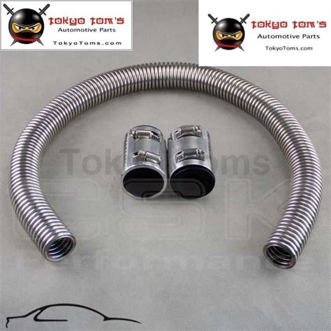 Stainless Steel Radiator Hose Kit 36" Universal Aluminum Clamp Covers – Tokyo Tom's