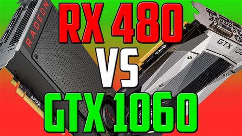 AMD RX 480 vs Nvidia GTX 1060 - Gaming Benchmarks - YouTube