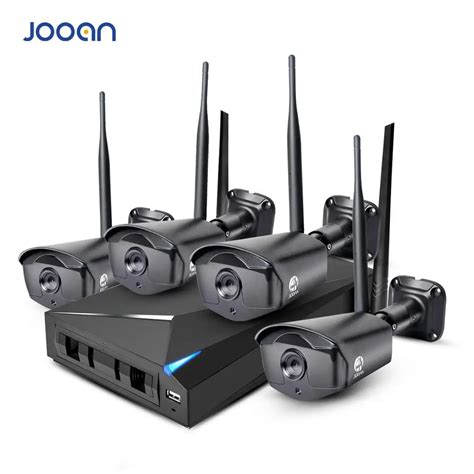 JOOAN Wireless Security Camera System 4CH CCTV NVR 1080P WIFI Outdoor Night Vision Network IP ...