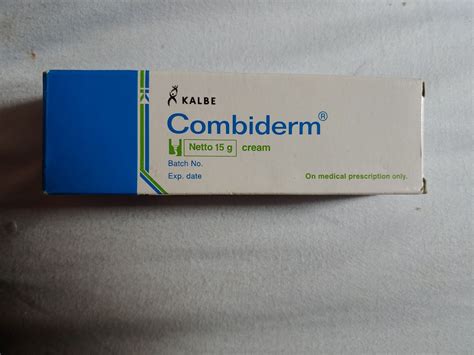 Combiderm Cream 15g, Health & Nutrition, Medical Supplies & Tools on Carousell