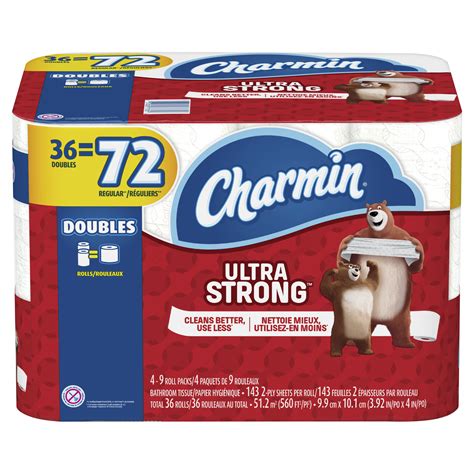 Charmin Ultra Strong Toilet Paper 36 Double Roll – BrickSeek