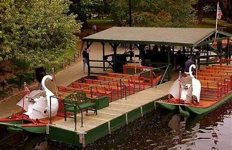 Boston Public Garden - Swan Boats Docking | Boston public garden, Public garden, Boston public