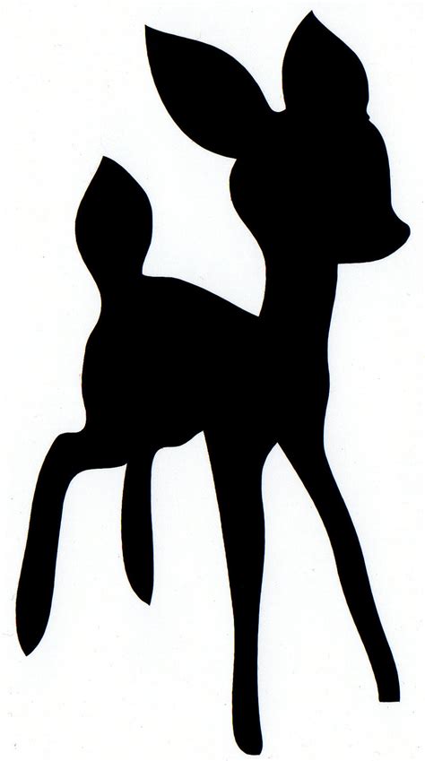 Doe And Fawn Silhouette at GetDrawings | Free download