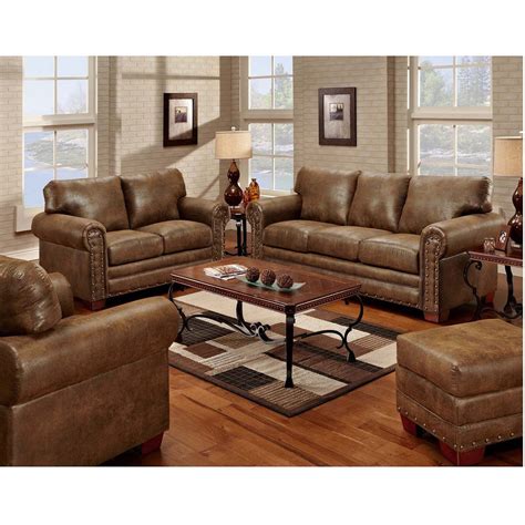 American Furniture Classics Buckskin 4 Piece Living Room Set – Beyond Stores