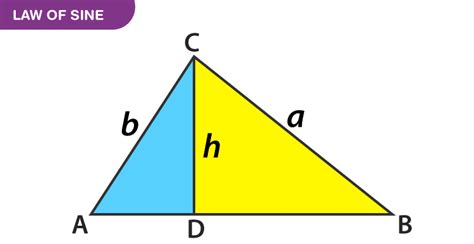 Law of Sines - Definition, Proof, Formula, Applications and Example