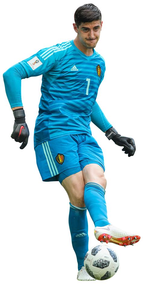 Thibaut Courtois Belgium football render - FootyRenders