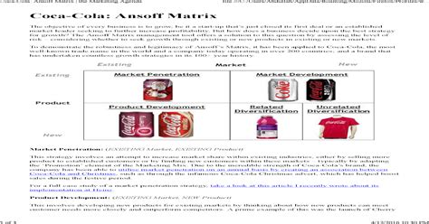 Coca-Cola_ Ansoff Matrix _ the Marketing Agenda.pdf