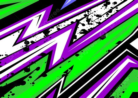 Racing Stripes Abstract Background With Purple Green And White Free ...