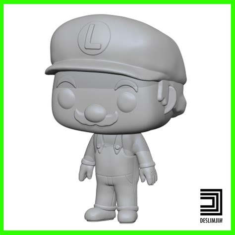 Download file LUIGI - SUPER MARIO BROS NINTENDO FUNKO POP • 3D printable template ・ Cults