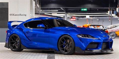 2020 Toyota Supra "Mk IV Tribute" Body Kit Looks Sleek, Rear Wing Too - autoevolution