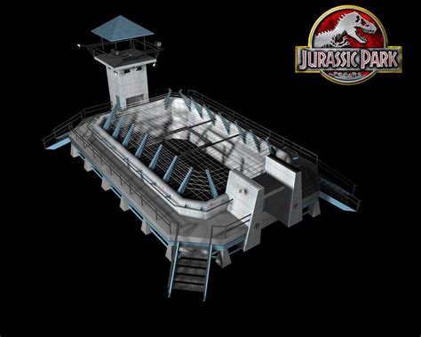 Velociraptor Pen from Jurassic Park 3D model | CGTrader