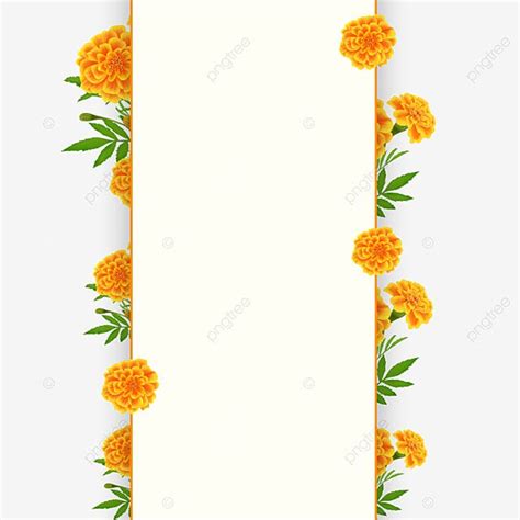 Orange Flower Wreath Hd Transparent, Orange Marigold Flower Wreath ...