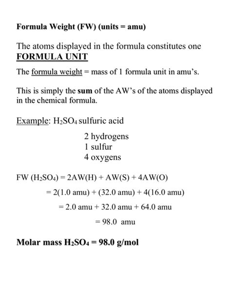 Formula