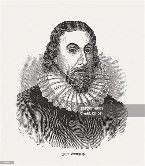 John Winthrop Governor Of Massachusetts Bay Colony Published 1884 High ...