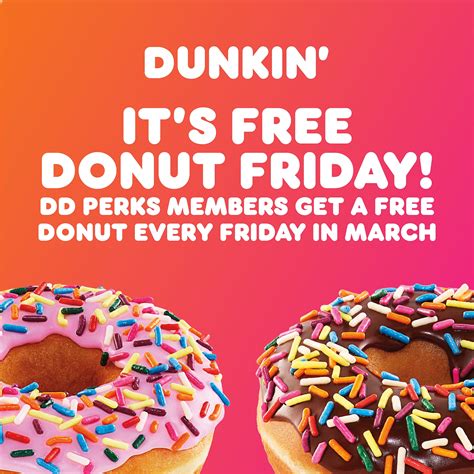 Thank Goodness It’s Free Donut Fridays at Dunkin’ | Dunkin'