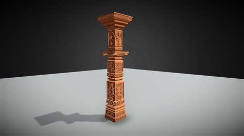 Indian Temple Pillar - Download Free 3D model by Maryada maharaj ...