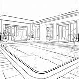 Download Indoor Swimming Pool Drawing Coloring Pages Online  Creative sketch template