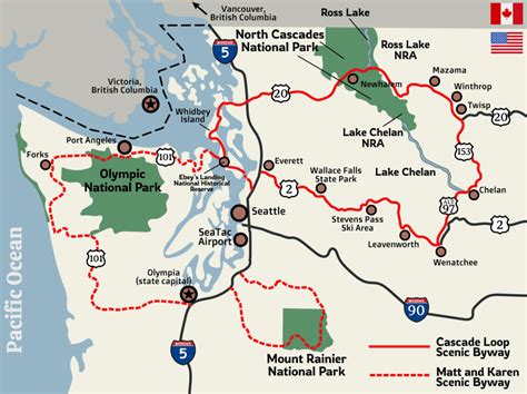 Cascade Loop Scenic Byway Map - Matt and Karen