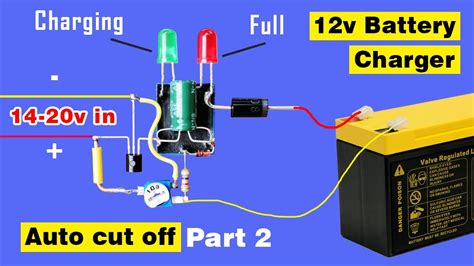 Solar 12v Battery Charger Circuit Diagram With Auto Cut-off Online ...