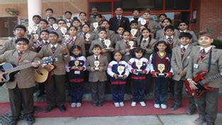 The students of Jodhamal Public School posing for photograph - Jammu Kashmir Latest News ...