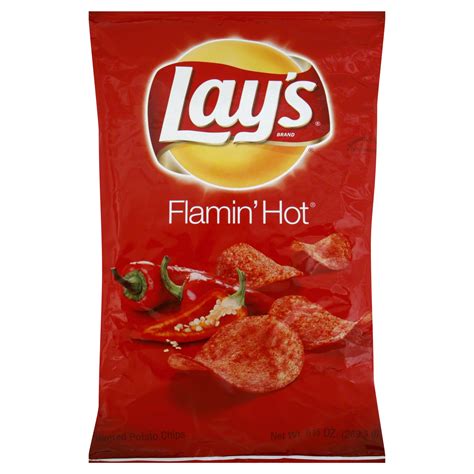 Lay's Flamin Hot Flavored Potato Chips, 9.5 oz (269.3 g)