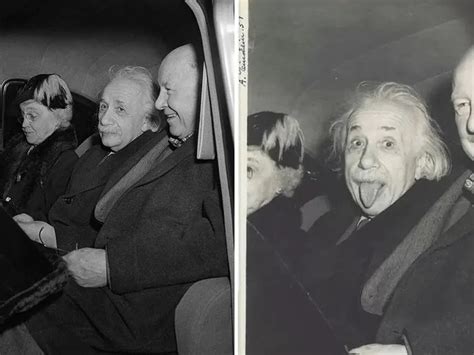 Einstein Sticking his Tongue Out: The Story Behind an Iconic Photo, 1951 - Rare Historical Photos