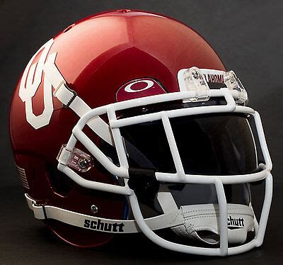 *CUSTOM* OKLAHOMA SOONERS NCAA Schutt XP GAMEDAY Replica Football ...