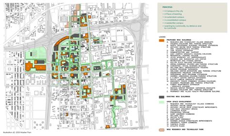 Wayne State University Campus Map - Map