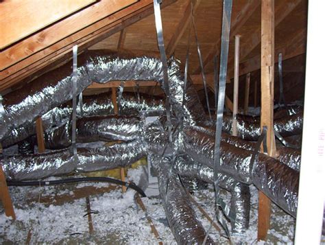 Air conditioning duct work in an attic in Fairview, TX | Flickr