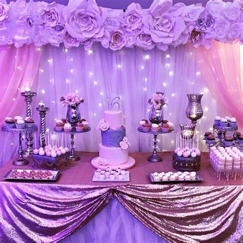 Silver and Blush Sweet 16 Birthday Party Ideas | Photo 1 of 3 | Sweet ...