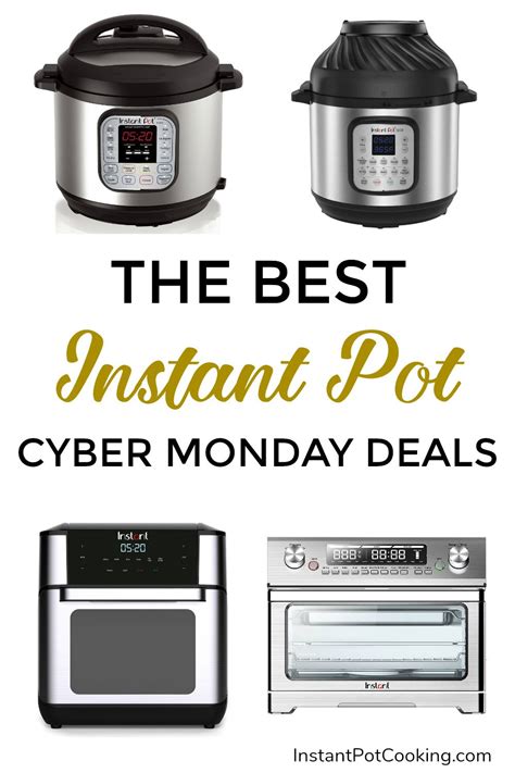 √ Instant Pot Comparison Chart 2019