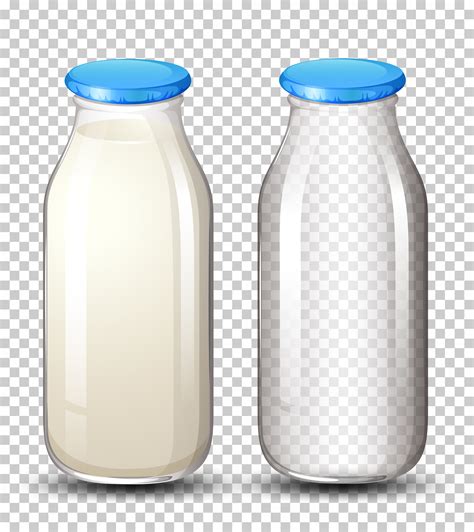 Set of milk bottle 365410 Vector Art at Vecteezy