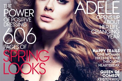 What a Good Weekend for Adele: Here's Her First US Vogue Cover - Racked