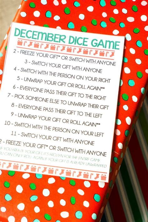 A perfect gift exchange game for kids, for adults, and even for teens! Simply … | Christmas gift ...