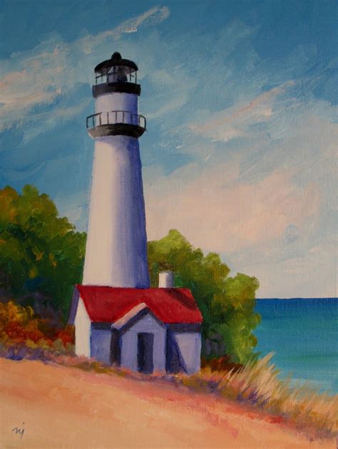 Lighthouse Drawing, Lighthouse Art, Watercolor Landscape Paintings, Art Instructions, Art ...