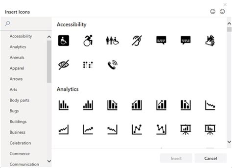 Insert icons in Microsoft Office - Office Support