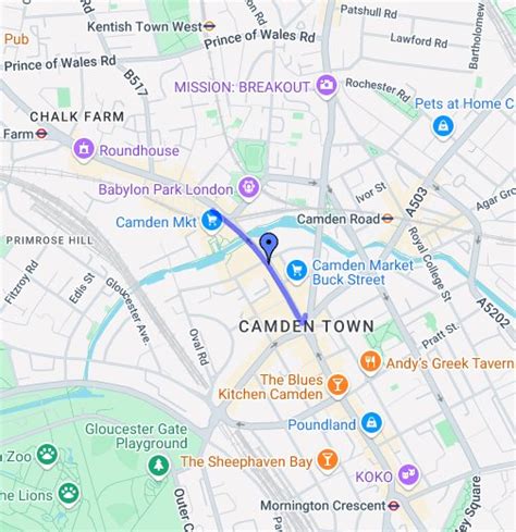 Camden Market - Google My Maps