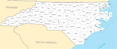 A Comprehensive Guide To North Carolina’s County Map: Understanding The State’s Geographic And ...