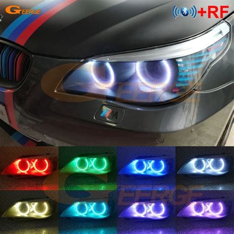 Upgrade your BMW E60 with Multi-Color RGB LED Angel Eyes Kit