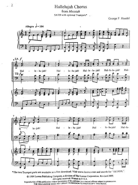 Hallelujah Chorus | PDF