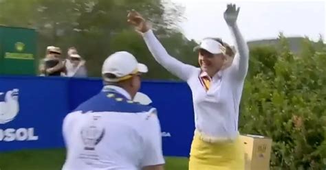 Emily Pederson hits Solheim Cup hole in one as fans laud 'absolutely incredible' shot - Daily Star