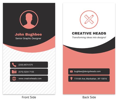 38 Business Card Examples, Ideas with Templates - Venngage