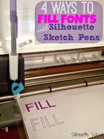 Silhouette School: 4 Ways to Fill Fonts with Sketch Pens Silhouette Curio, Cajas Silhouette ...